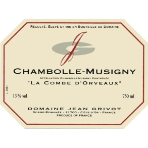 2021 Chambolle-Musigny, La Combe d'Orveau, Domaine Jean Grivot