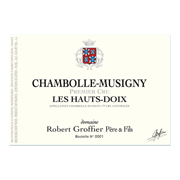 2018 Chambolle-Musigny 1er Cru, Les Hauts-Doix, Domaine Robert Groffier