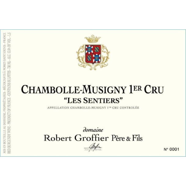2018 Chambolle-Musigny 1er Cru, Les Sentiers, Domaine Robert Groffier