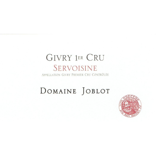 2020 Givry 1er Cru Rouge, Servoisine, Domaine Joblot