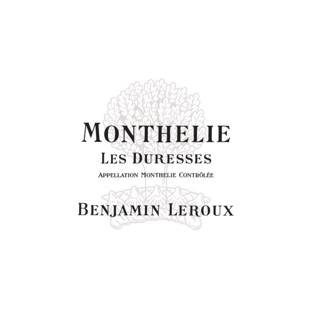 2020 Monthelie Blanc, Les Duresses, Benjamin Leroux