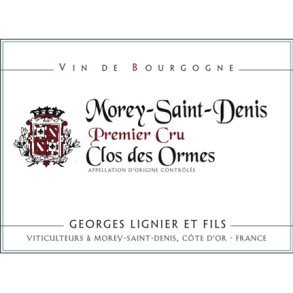 2020 Morey-St-Denis 1er Cru, Clos des Ormes, Domaine George Lignier
