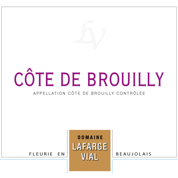 2019 Cte de Brouilly, Domaine Lafarge Vial