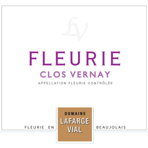 2019 Fleurie, Clos Vernay, Domaine Lafarge Vial