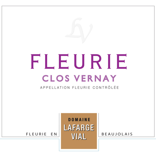 2019 Fleurie, Clos Vernay, Domaine Lafarge Vial