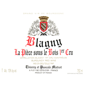 2022 Blagny 1er Cru Rouge, La Pice sous le Bois, Domaine Matrot