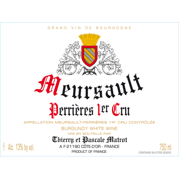 2024 Meursault 1er Cru, Perri�res, Domaine Matrot