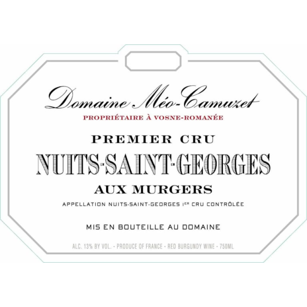 2022 Nuits-Saint-Georges 1er Cru, Aux Murgers, Domaine Mo-Camuzet