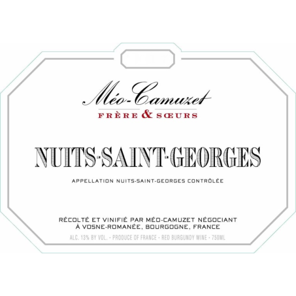 2021 Nuits-Saint-Georges, Mo-Camuzet Frre &amp; Soeurs