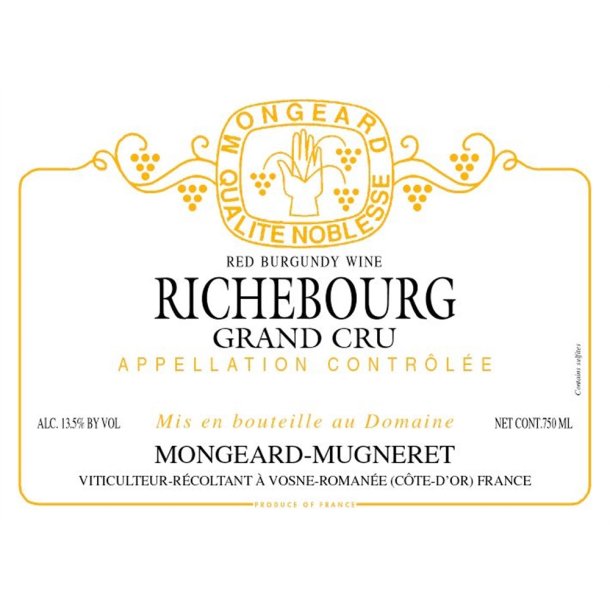2021 Richebourg Grand Cru, Domaine Mongeard-Mugneret