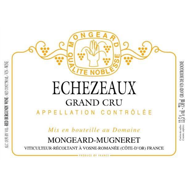 2021 Echzeaux Grand Cru, Domaine Mongeard-Mugneret