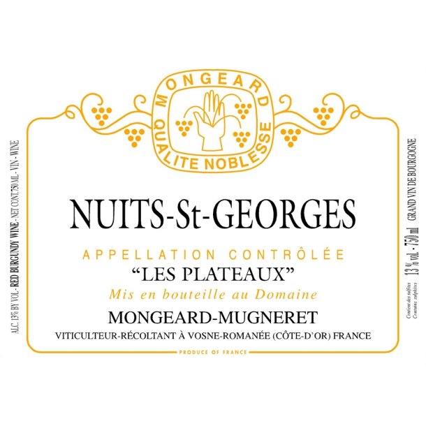 2022 Nuits-St-Georges, Les Plateaux, Domaine Mongeard-Mugneret MAGNUM!