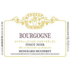 2023 Bourgogne Rouge, Cuve Sapidus, Domaine Mongeard-Mungeret