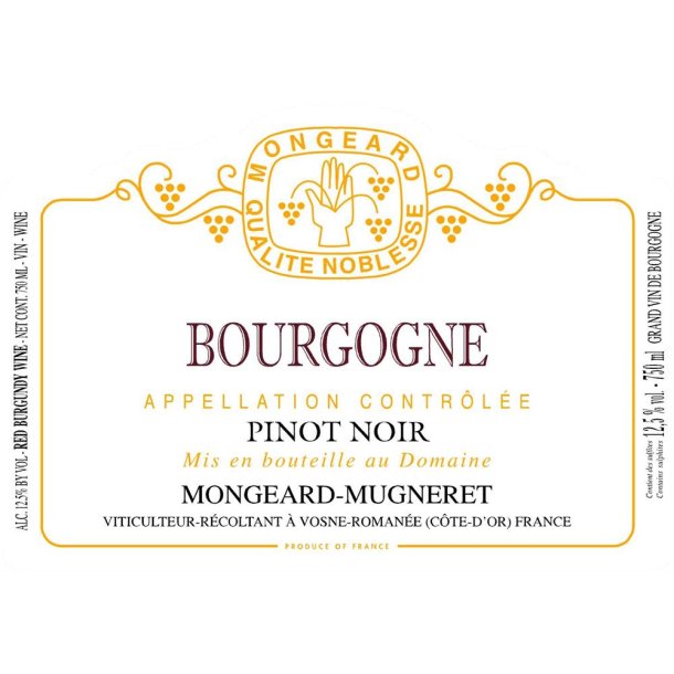 2023 Bourgogne Rouge, Cuve Sapidus, Domaine Mongeard-Mungeret
