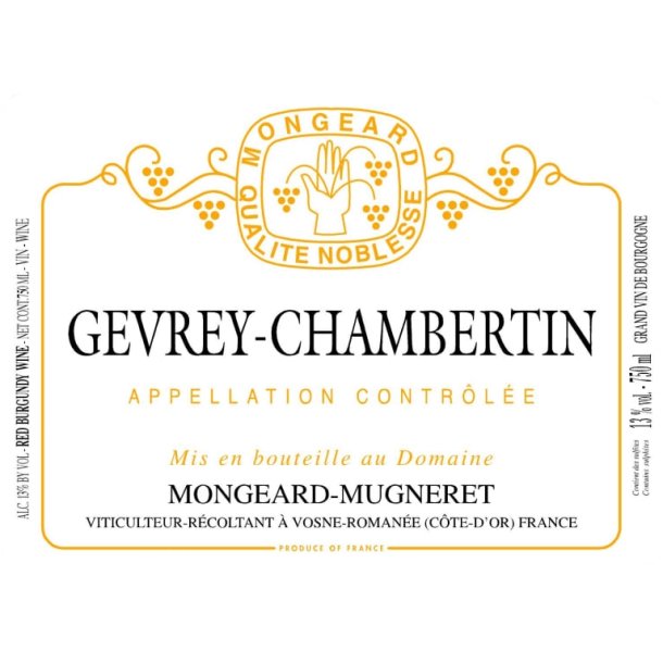 2021 Gevrey-Chambertin, Domaine Mongeard-Mugneret