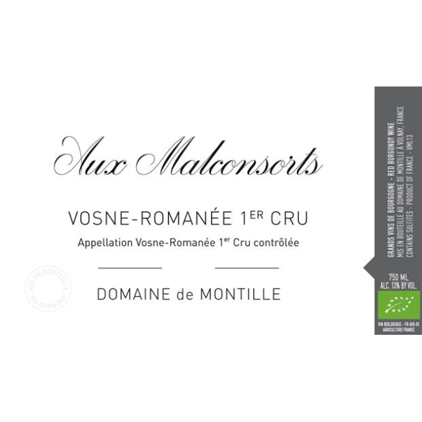 2020 Vosne-Romane 1er Cru, Aux Malconsorts, Domaine de Montille