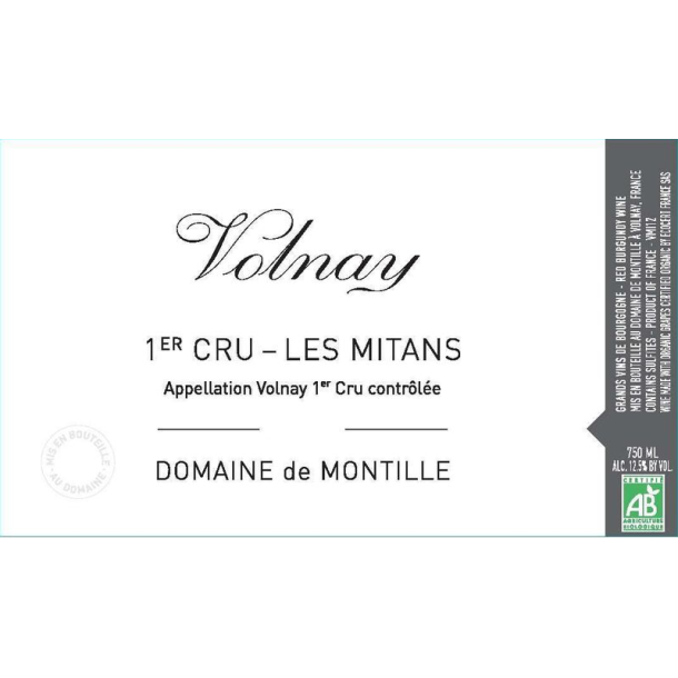 2018 Volnay 1er Cru, Les Mitans, Domaine de Montille