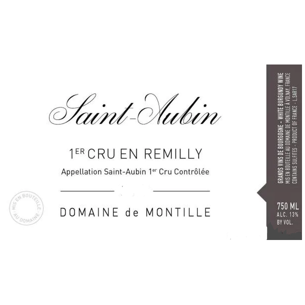 2022 Saint-Aubin 1er Cru Blanc, En Remilly, Domaine de Montille