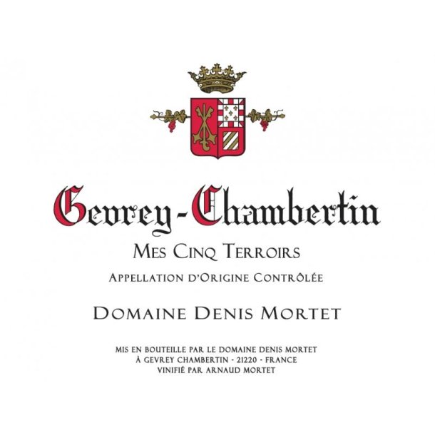 2021 Gevrey-Chambertin, Mes Cinq Terroirs, Domaine Dennis Mortet