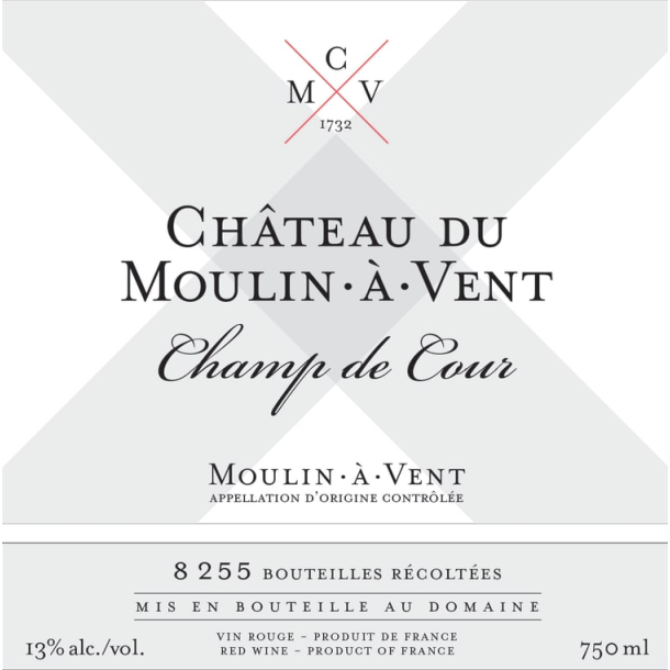 2020 Moulin--Vent, Champ de Cour, Chteau du Moulin--Vent