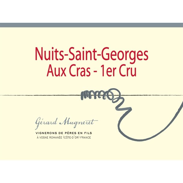 2022 Nuits-Saint-Georges 1er Cru, Aux Cras, Domaine Grard Mugneret