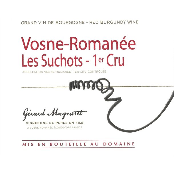 2022 Vosne-Roman�e 1er Cru, Les Suchots, Domaine G�rard Mugneret