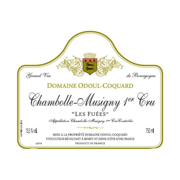 2018 Chambolle-Musigny 1er cru, Les Fues, Domaine Odoul-Coquard