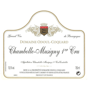 2018 Chambolle-Musigny 1er cru, Les Sentiers, Domaine Odoul-Coquard