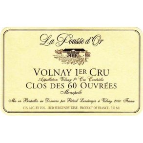 2021 Volnay 1er cru, Clos de 60 Ouvr�es, Domaine de la Pousse d'Or