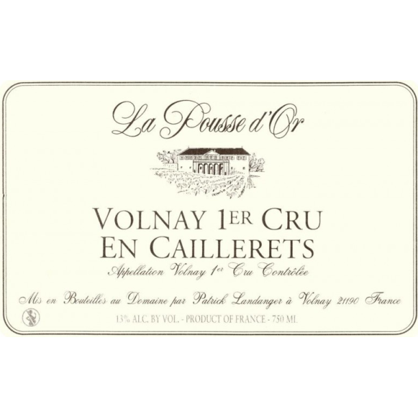 2021 Volnay 1er cru, En Caillerets, Domaine de la Pousse d'Or