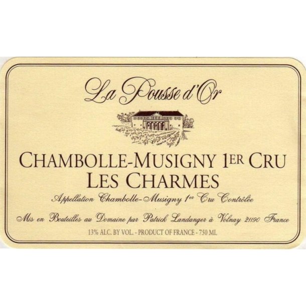 2018 Chambolle-Musigny 1er Cru, Les Charmes, Domaine de la Pousse d'Or