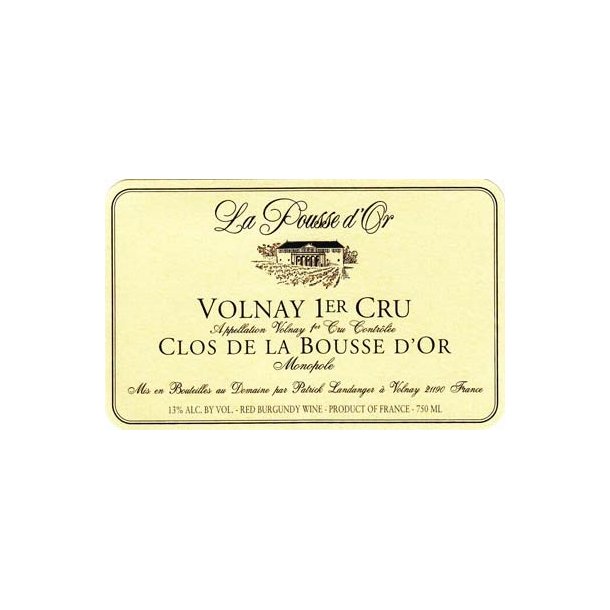 2020 Volnay 1er cru, Clos de la Bousse d'Or, Domaine de  la Pousse d'Or