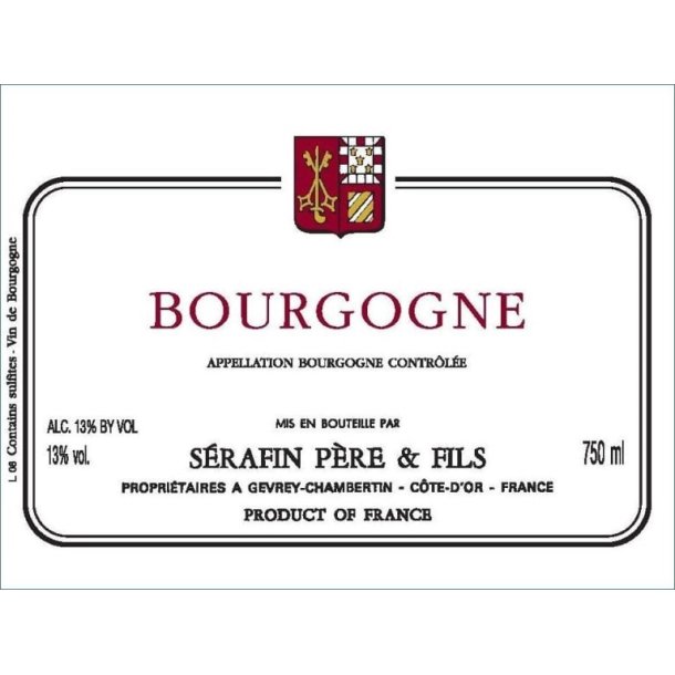 2018 Bourgogne Rouge, Domaine Srafin