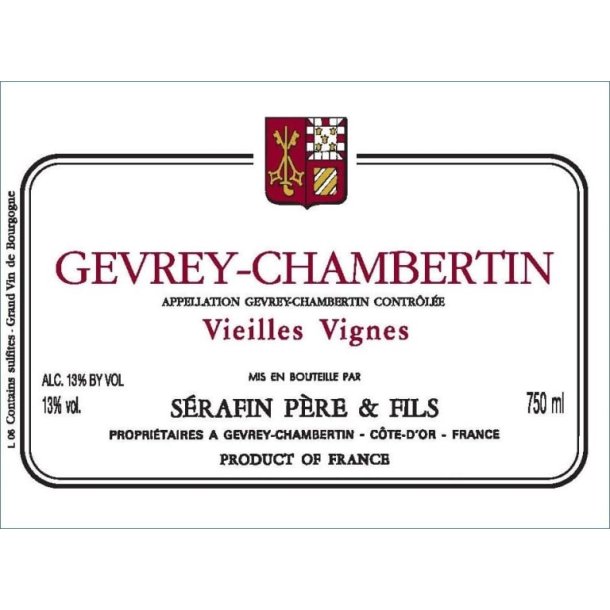 2017 Gevrey-Chambertin, Vieilles Vignes, Domaine Srafin