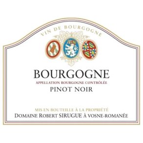 2022 Bourgogne, Cte d'Or, Domaine Robert Sirugue