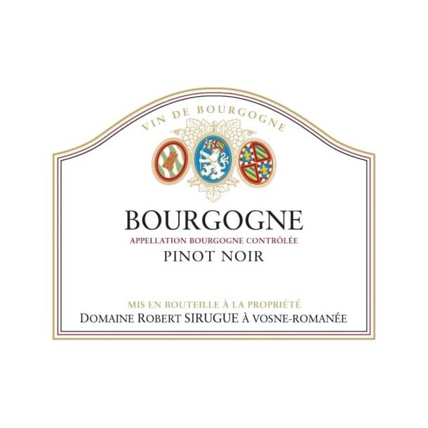 2021 Bourgogne, Cte d'Or, Domaine Robert Sirugue