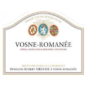 2021 Vosne-Romane, Domaine Robert Sirugue