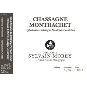 2021 Chassagne-Montrachet Blanc, Domaine Sylvain Morey